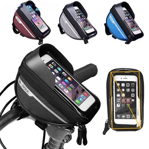 Bike handlebar phone - bike, bag