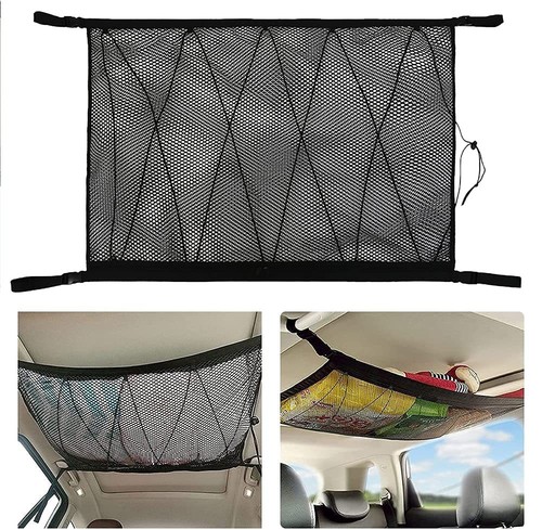 Car ceiling storage net - storage, bag