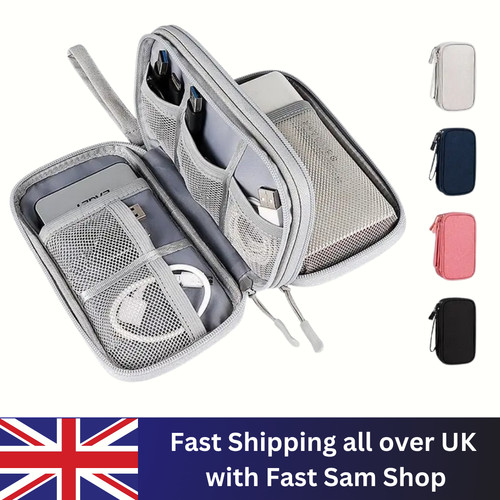 Travel cable organizer bag - organizer,