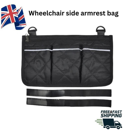 Wheelchair side bag armrest - wheelchair,