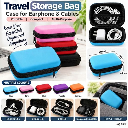 Small electronics storage case - small,
