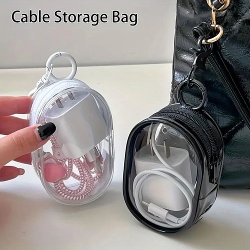 Mini clear zipper storage - storage, bag