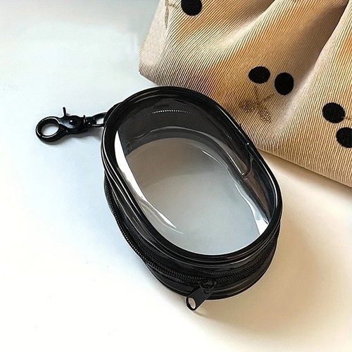 Mini clear zipper - clear,