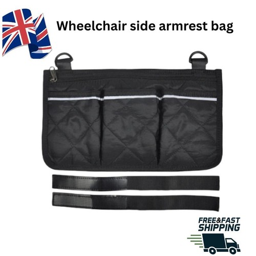 Wheelchair side bag armrest - wheelchair,