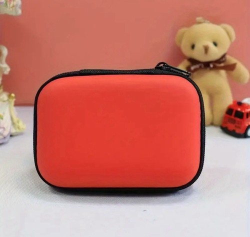 Red travel cable organizer - red,