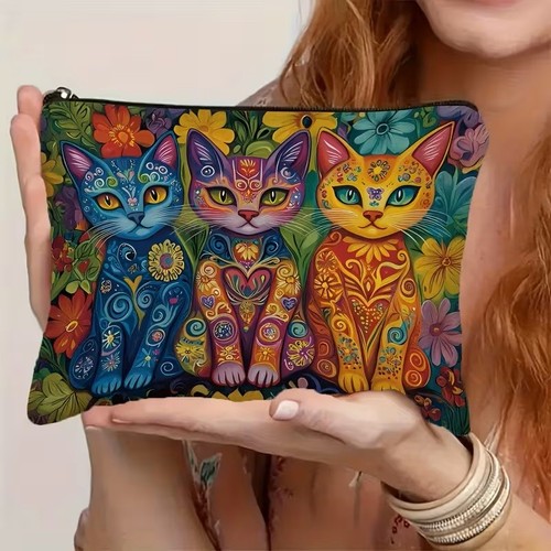Zipped pouch knitting crochet - knitting,