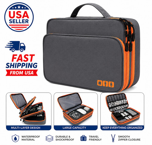 Travel cable organizer bag - travel,