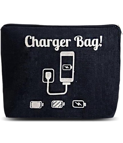 Charger cable canvas organiser - canvas,