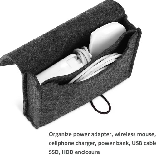Felt travel organizer pouch - travel,